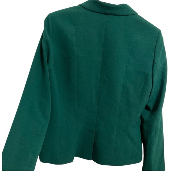 Elegant Teal Women's Blazer - Picture 3 of 9